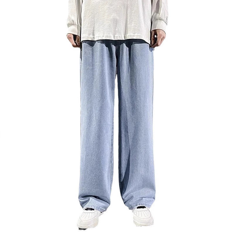 Men's Straight Loose American Design Jeans - Your Shopify