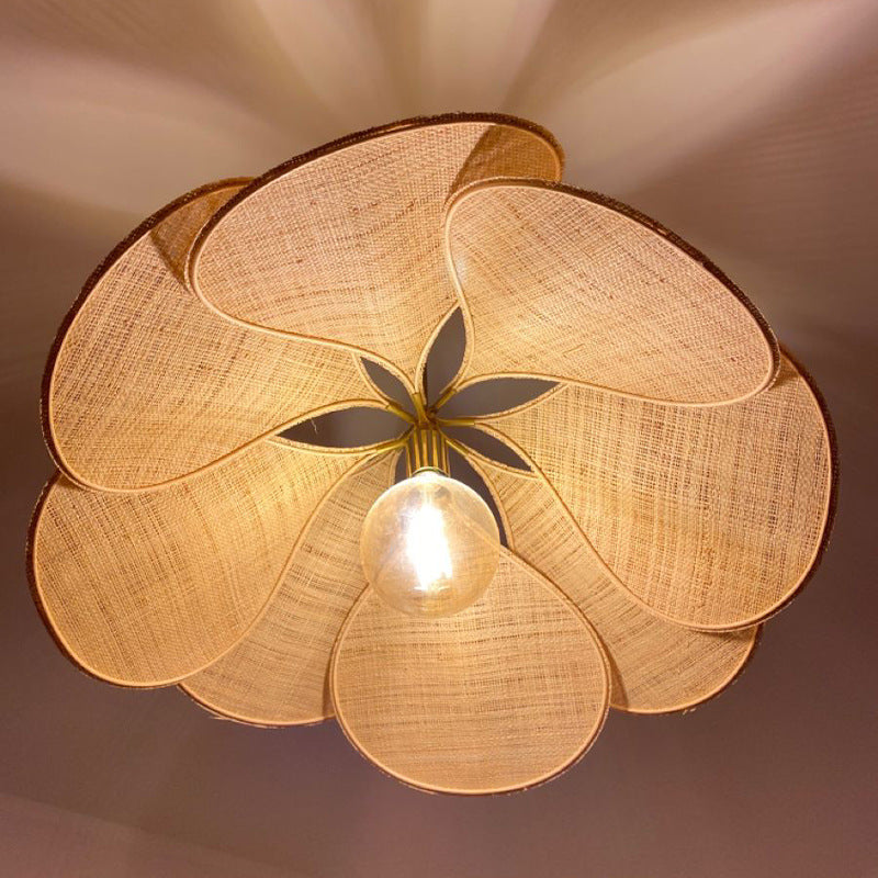 Cloth-craft Hanging Lamp Log Wind Hotel Lamp - Your Shopify