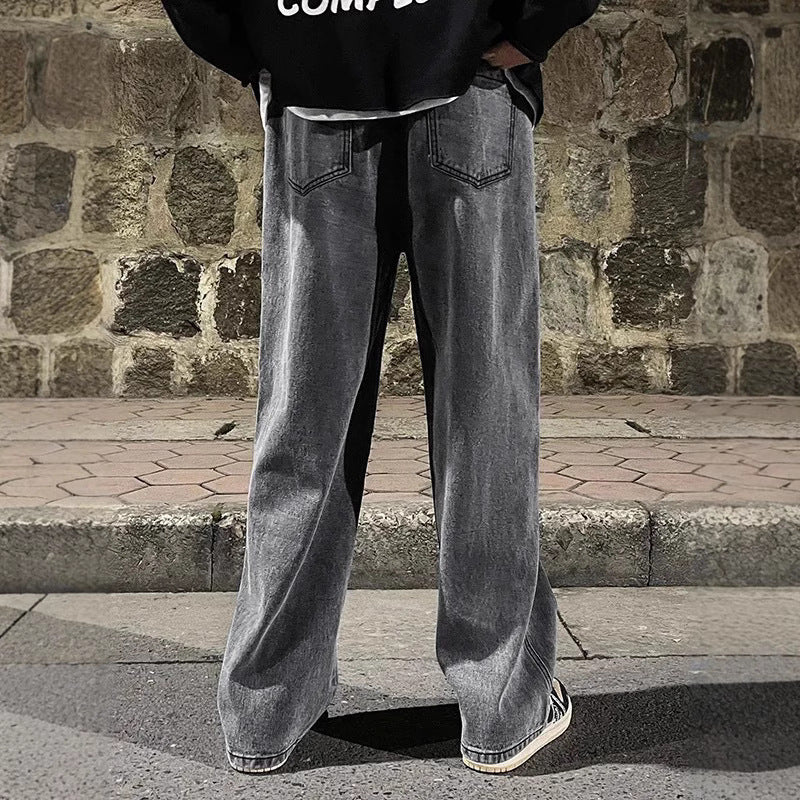 Men's Straight Loose American Design Jeans - Your Shopify