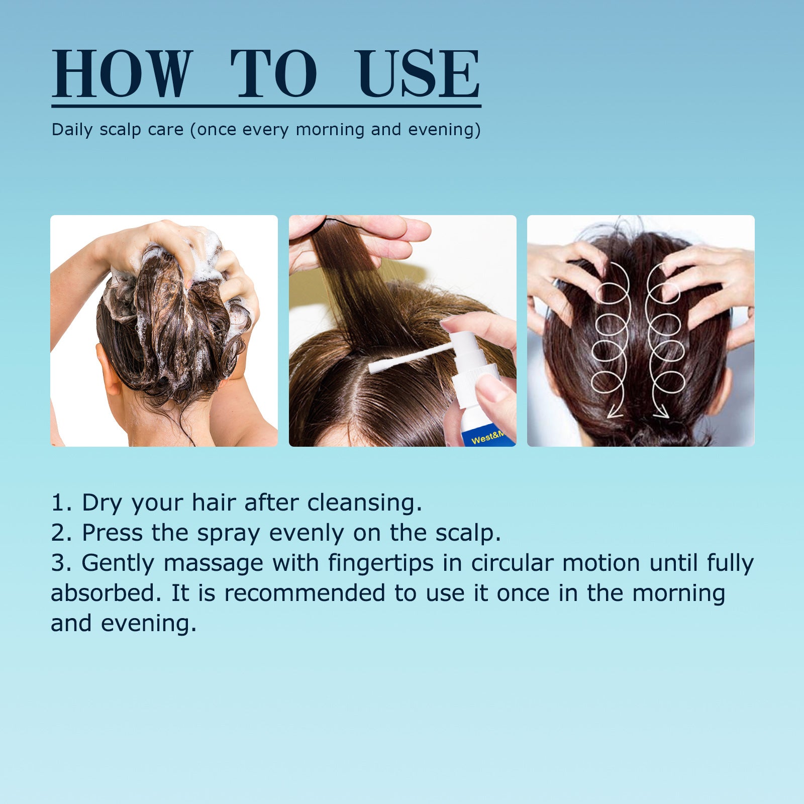 Hair Care Hair Follicle Damage Hair Root Care Spray - Your Shopify