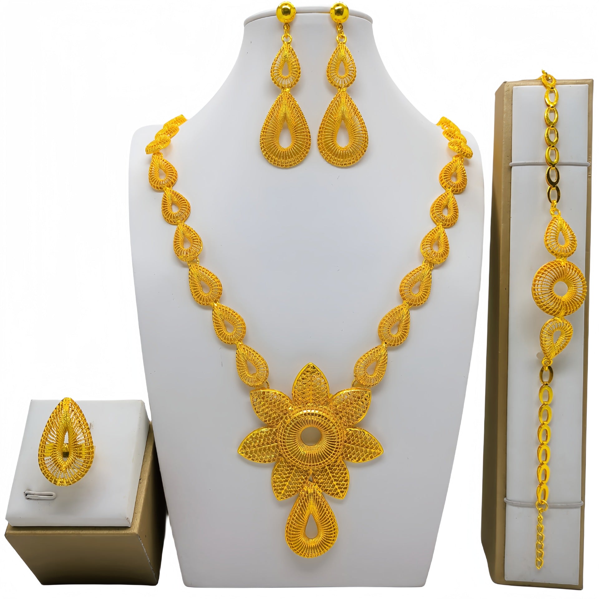 Jewelry Suit Bridal Gift For Women Wedding Decoration - Your Shopify