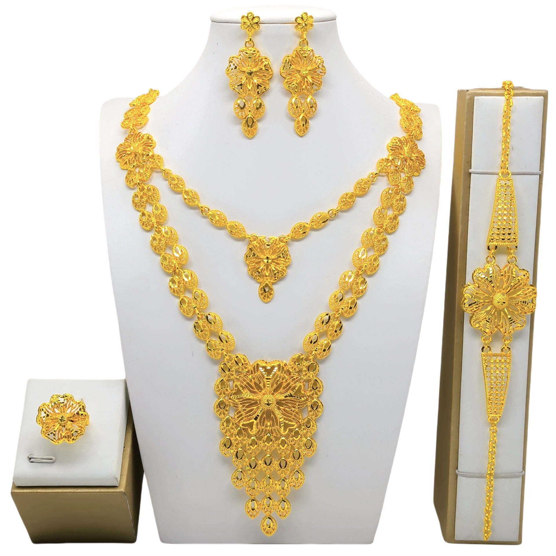 Jewelry Suit Bridal Gift For Women Wedding Decoration - Your Shopify