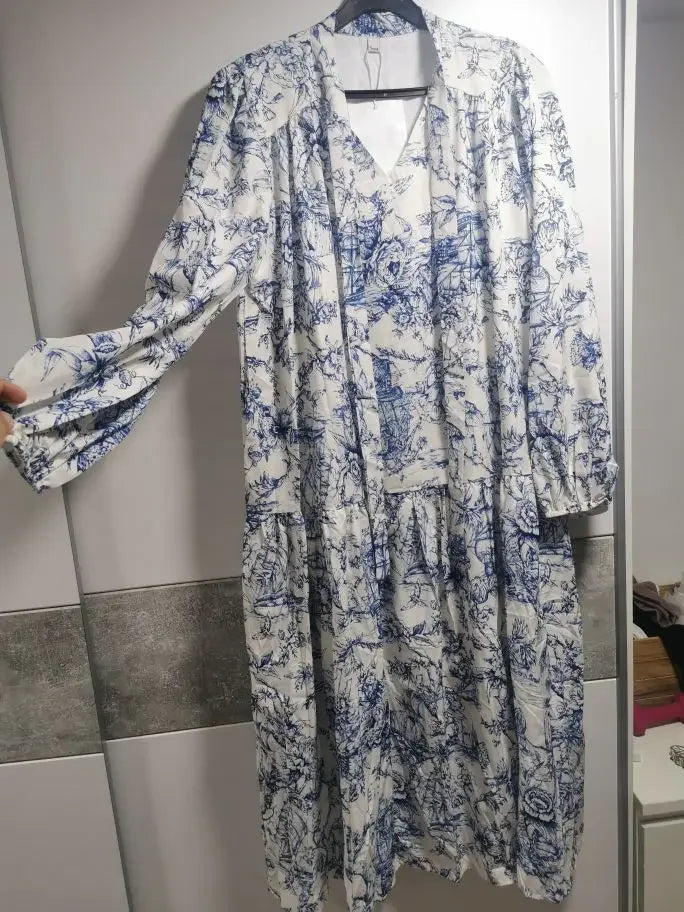 Vestidos Para Mujer Winter Sundress Long Dresses For Women Vintage Dress De Mujer Elegantes Vestido Feminino Traf Official Store