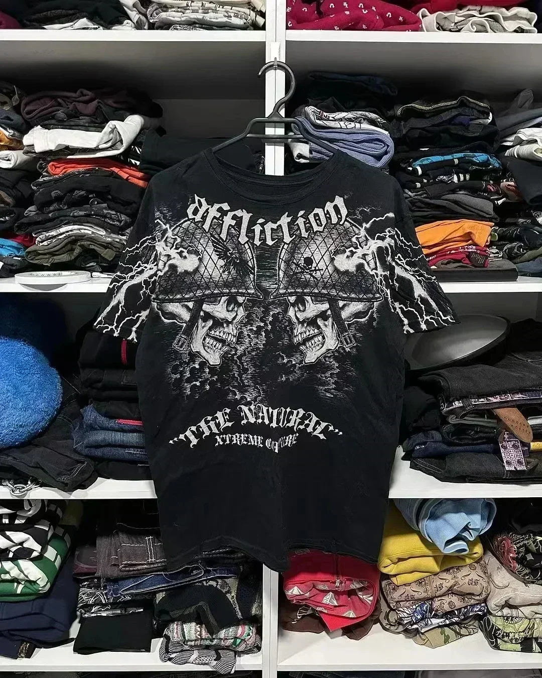 American Fashion Trend Cotton Long-sleeved T-shirt Women Men Street Y2K New Hip Hop Joker Loose T-shirt Unisex Casual Punk Tees