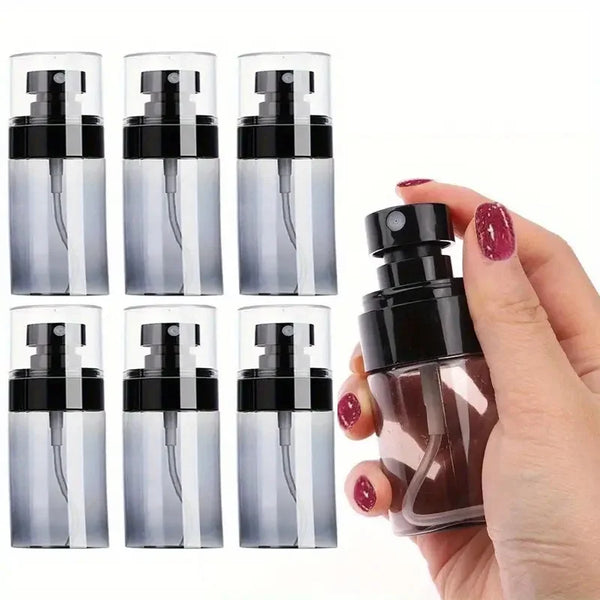 5Pcs Black Ultra Fine Mist Spray Bottle  30ml 60ml 80ml 100ml 120ml Moisturizing Cosmetic Bottle Portable Spray Atomize
