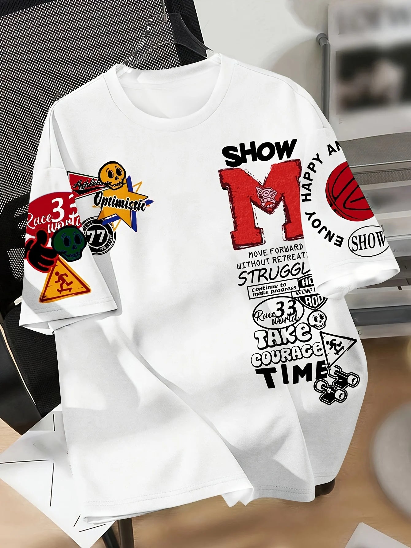 Summer 2025 new men's T-shirt casual and fashionable 3D printed top comfortable and soft polyester men's T-shirt