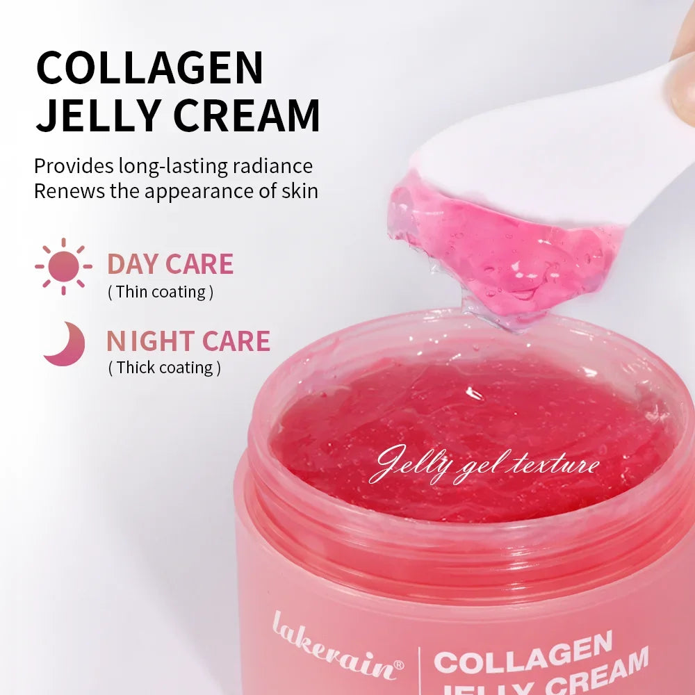 Collagen Jelly Cream Enhances Skin Barrier Moisture 24-hour Facial Shine Natural Ingredient Korean Face Care Products