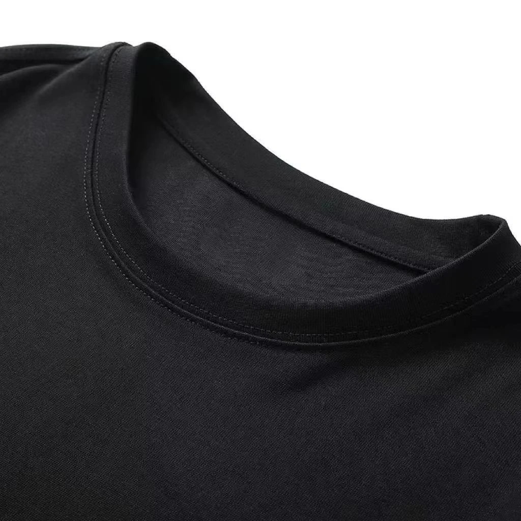 Graphic Print T-shirts Men's Women's Casual Short Sleeve Crew Neck Cotton Tee Luxury Brand High End Unisex Fashion Tops