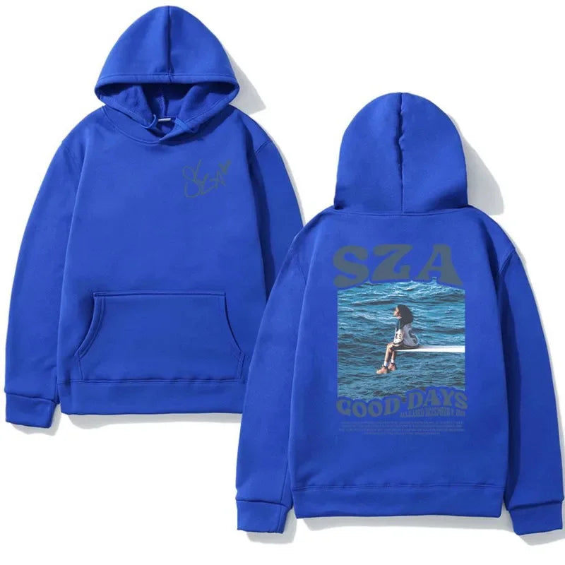 Autumn And Winter Hoodie Singer Sza Music Album Sos Printed Hoodie Women Sweatshirt Hip Hop Unisex Streetwear Y2k Clothing Men