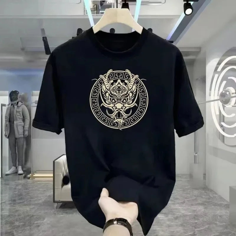 2025 Mens Womens  T-Shirt Summer High Quality Cotton Print Streetwear Brand Vintage Oversized  T-shint