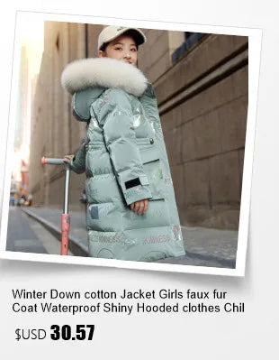 Children Autumn Winter Overall For Infant Down Cotton Thicken Clothes Hooded new born Baby costume Boys Girls Jumpsuit Romper