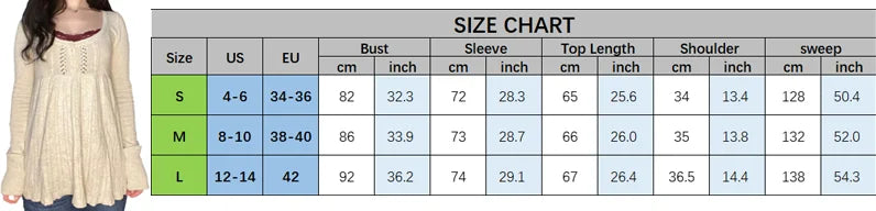 Aesthetic Coquette Knit Sweaters Outfit Vintage Babydoll Tops Pullovers Lady Autumn Square Neck Long Sleeve Knitwear Jumpers Y2k