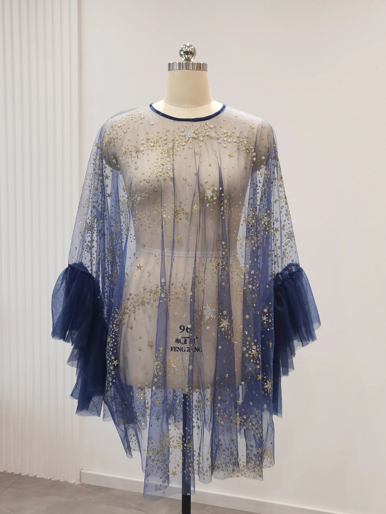 Pregnant Women Mini Dress For Photography Props Solid Color Premama Sequined Stars Photoshoot Dresses Maternity Baby Shower Gown