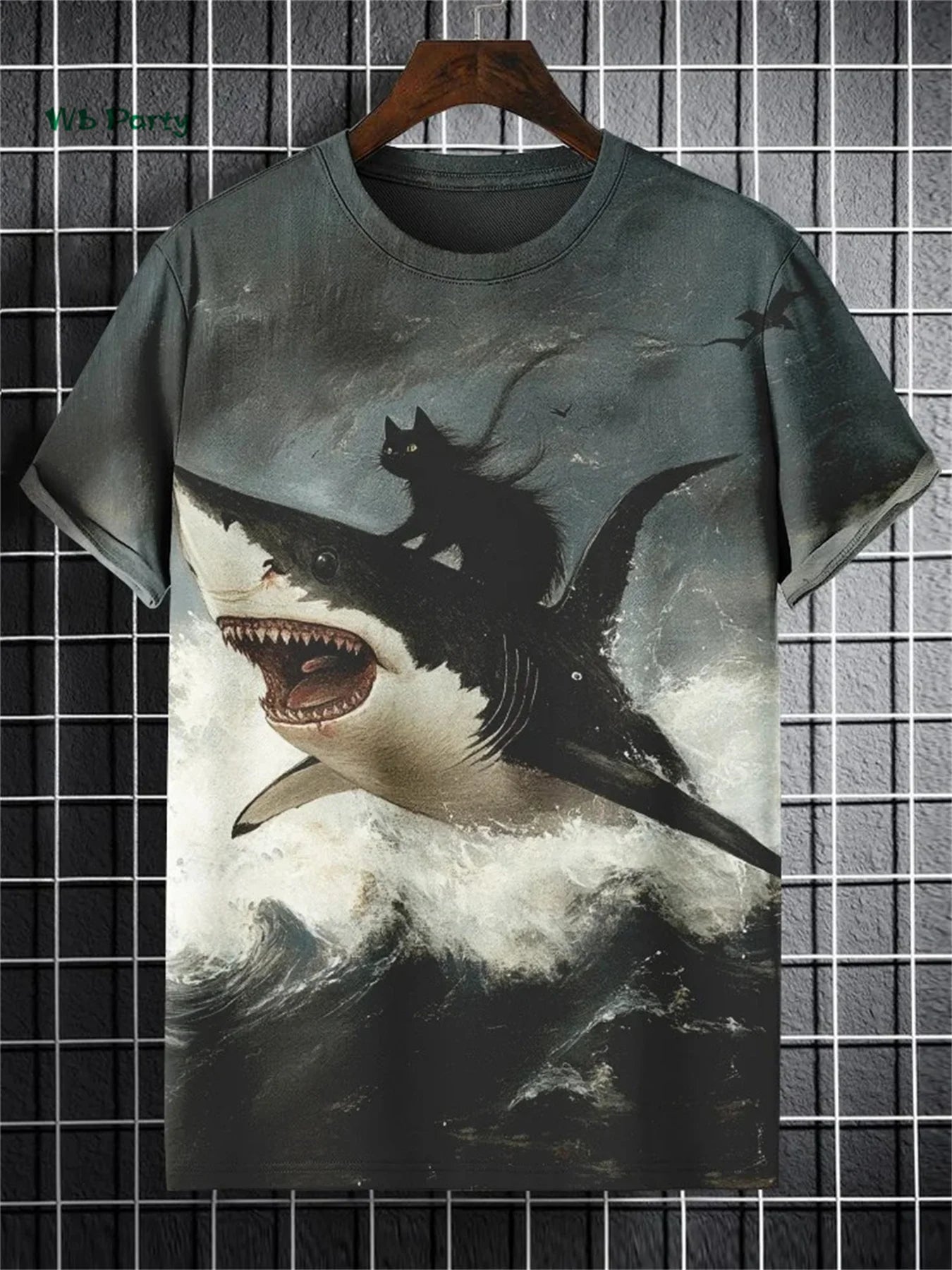 Fashion Men's T-Shirt 3D Cat Print Short Sleeve T-Shirt Art Design Funny T Shirt Summer Street Casual Oversized Men's Clothing