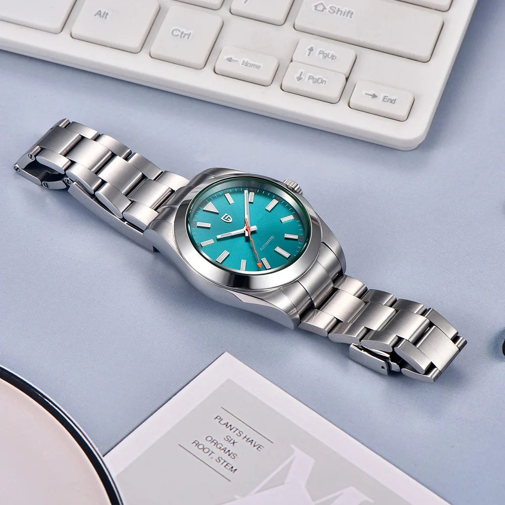 Pagani design2025 men's luxury mechanical watch men's NH35 movement automatic watch Sapphire 10bar stainless steel fashion clock