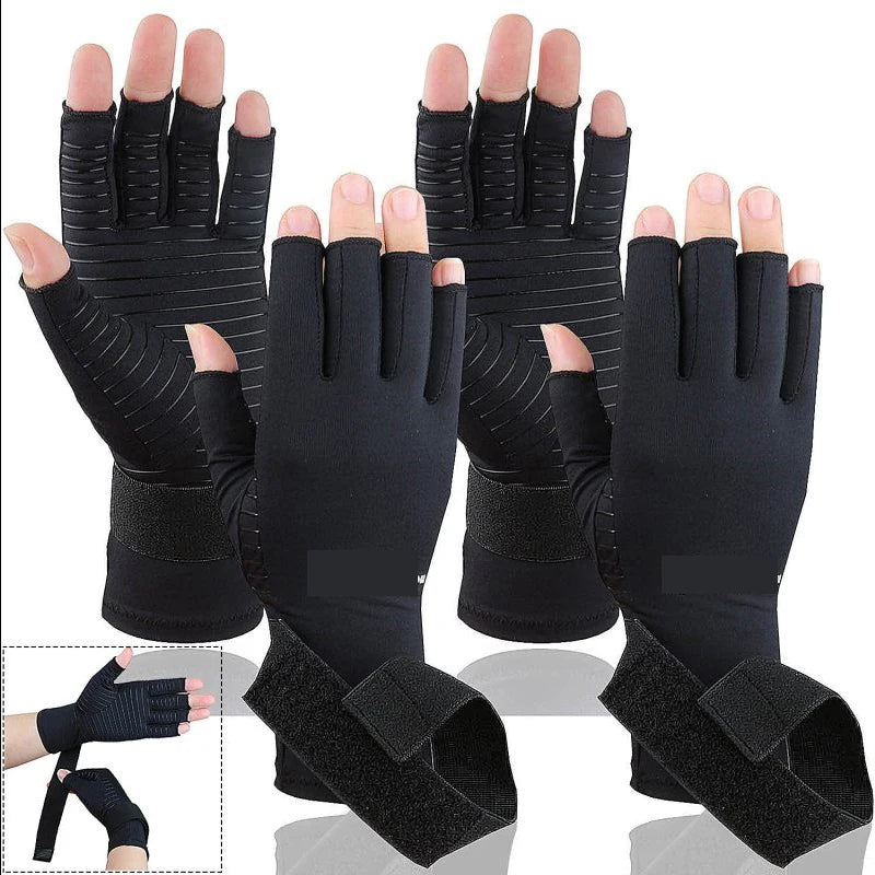 Arthritis Gloves Wrist Hand Thumb Support Gloves Silicone Gel Arthritis Pressure Corrector Massage Pain Relief Gloves
