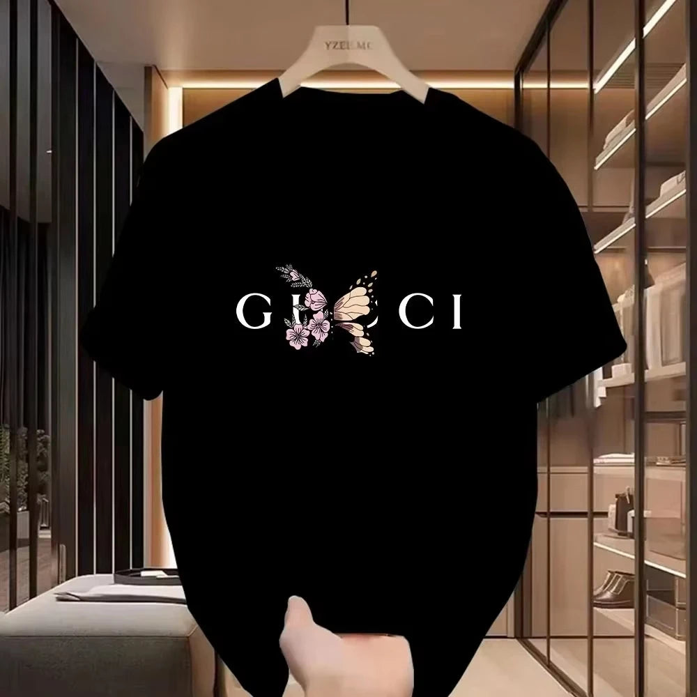2025 The Latest Summer Men's and Women's Printed T-shirt Pure Cotton Harajuku Designer Classic Breathable Oversized  T-shirt