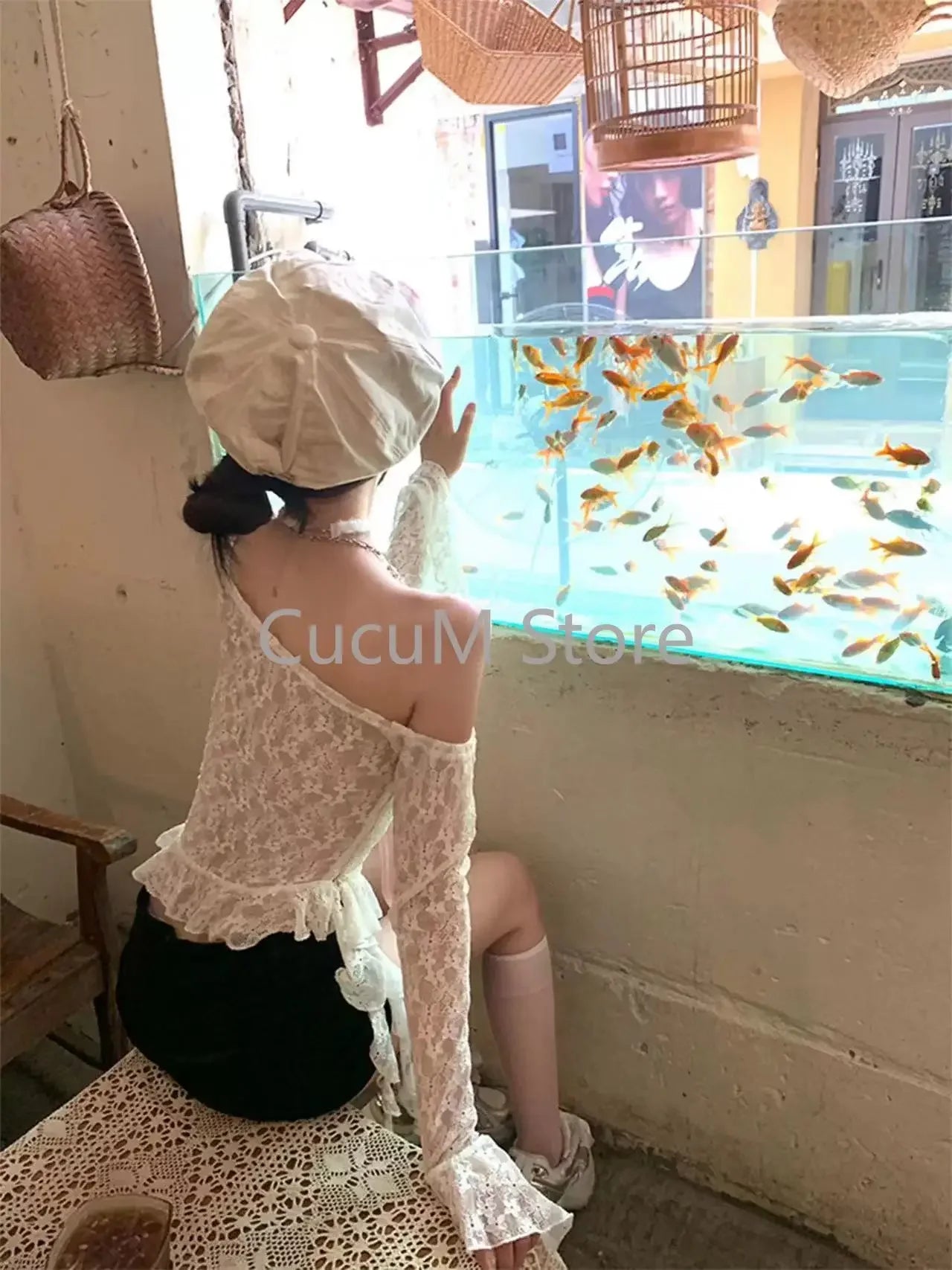 2024 New Korean Fashion Sweet T-shirts Sexy Long Sleeve Bowk Lace Tee Shirt Y2K Streetwear Female Clothing Irregular Tops Chic