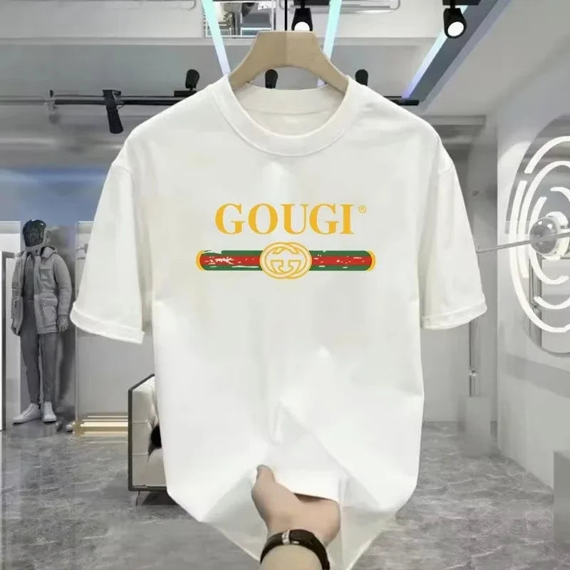 2025 Mens Womens  T-Shirt Summer High Quality Cotton Print Streetwear Brand Vintage Oversized  T-shint
