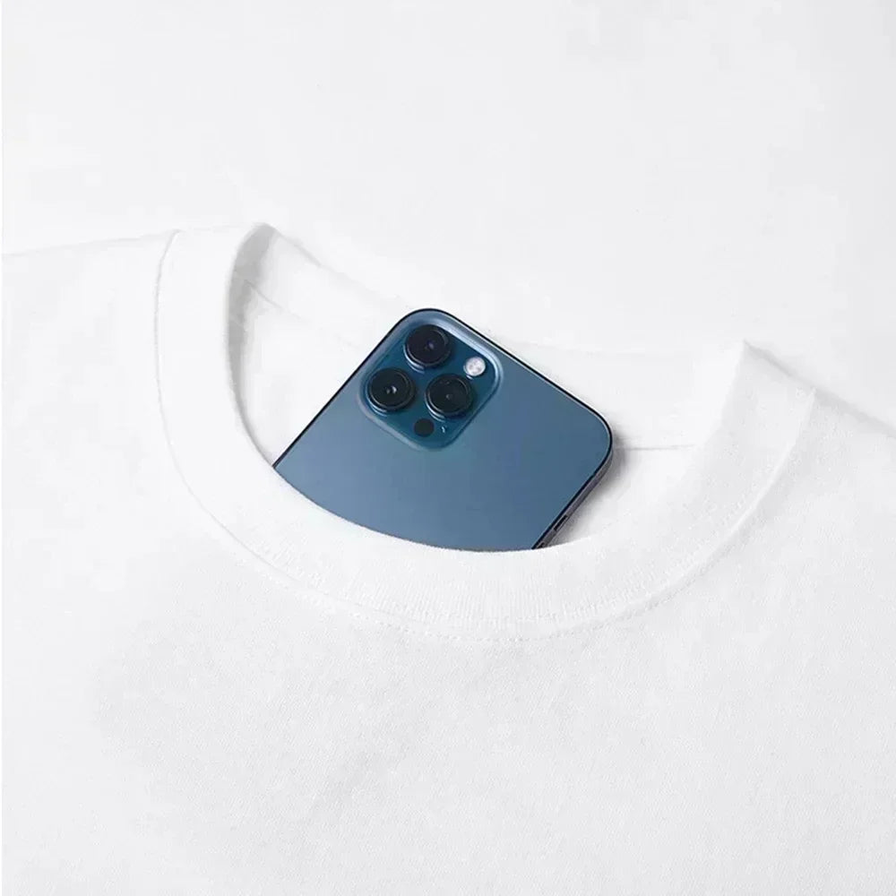 High Quality Round Neck Short-sleeved T-shirt Light Luxury Trendy Brand Letter Printing Versatile Cotton Men's and Women's Top