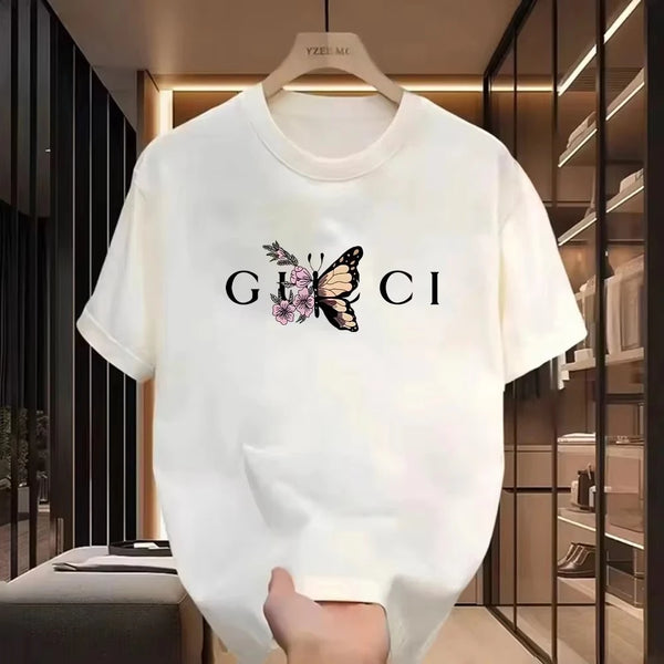 2025 The Latest Summer Men's and Women's Printed T-shirt Pure Cotton Harajuku Designer Classic Breathable Oversized  T-shirt