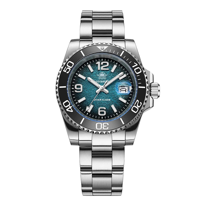 ADDIESDIVE 2025 NEW 41MM AD2513 Men Quartz Watches Reloj 316L Steel 200M Diving BGW9 Super Luminous Waterproof Diver Watch