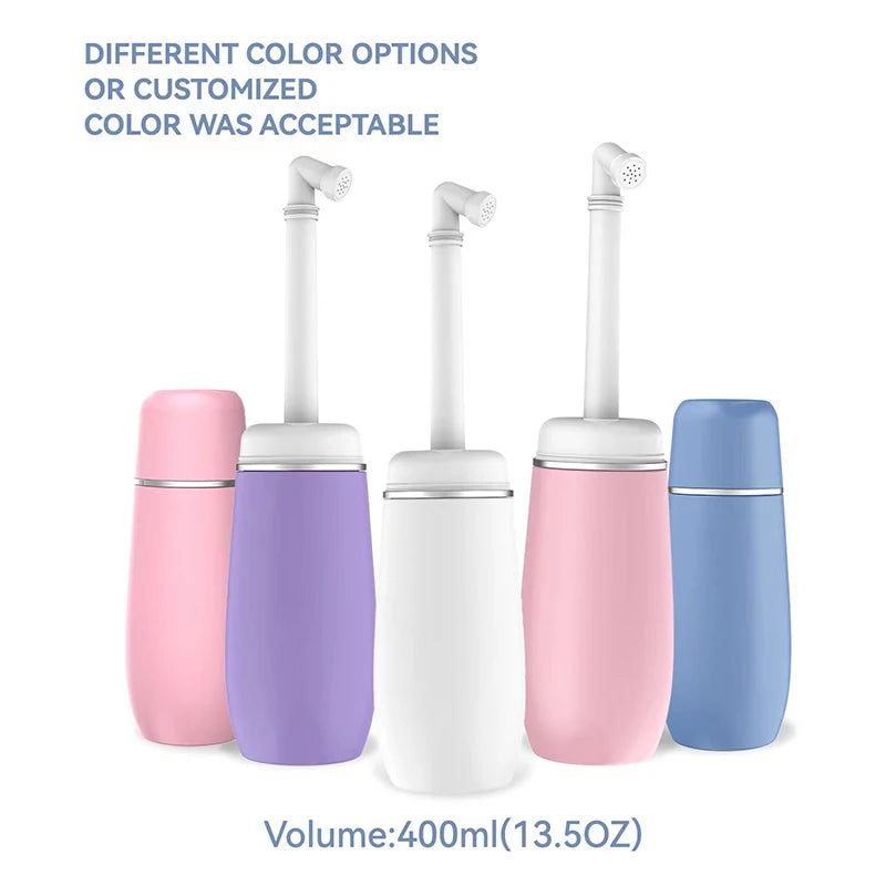 400ml Portable Bidet Spray Handheld Travel Bidet For Pregnant Women Baby Cleansing Water Washer Bottle Baby Showers Mom Bottle