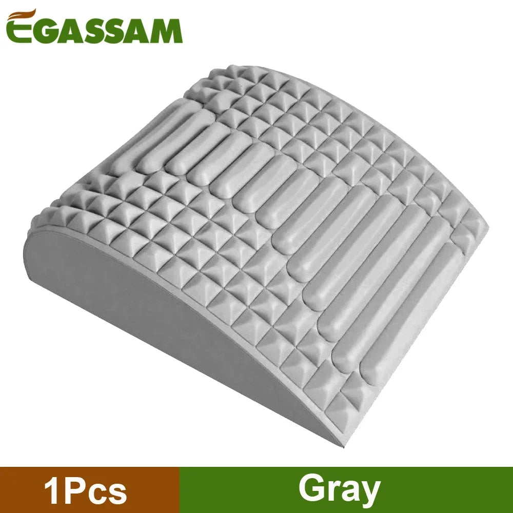 Back Stretcher Pillow, Neck Lumbar Support Massager, Sciatica, Herniated Disc Pain Relief Massage Relaxation, Posture Corrector