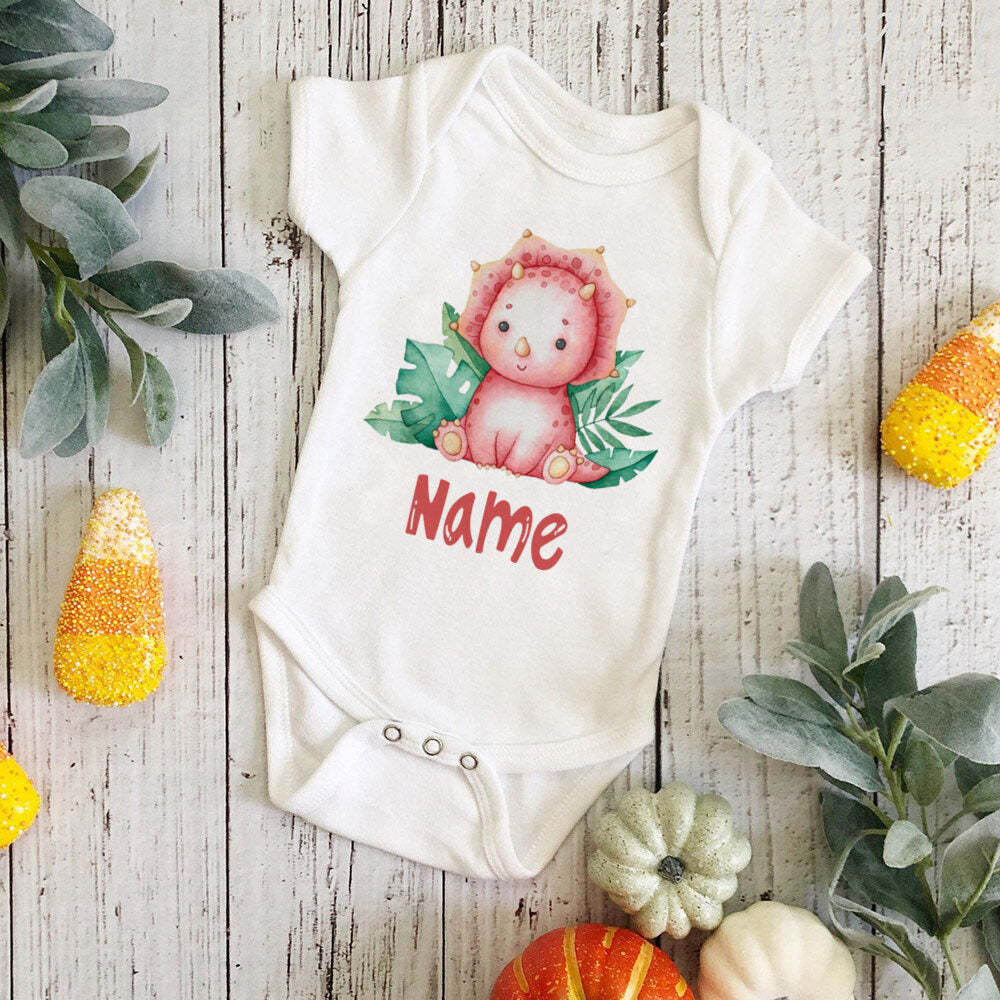 Personalized Monkey with Name Baby Jumpsuit Baby Sustom Name Romper for Infant Shower Gift for Girls Boys Outfit Newbron Clothes