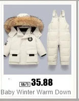 Children Autumn Winter Overall For Infant Down Cotton Thicken Clothes Hooded new born Baby costume Boys Girls Jumpsuit Romper