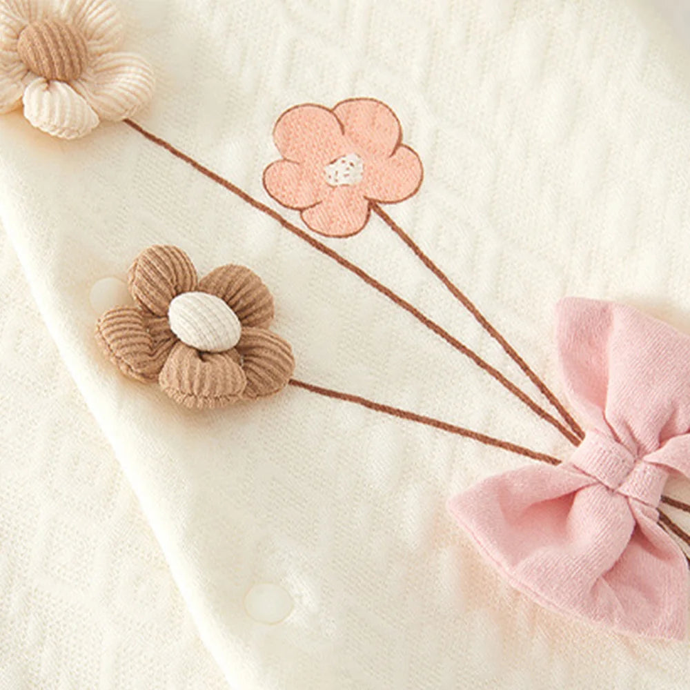 Baby Girl Romper Long Sleeve Cotton Autumn Winter Warm Newborn Clothes Princess First Birthday Baby Jumpsuit High Quality