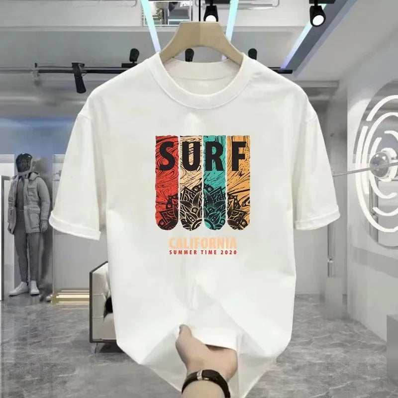 2025 Mens Womens  T-Shirt Summer High Quality Cotton Print Streetwear Brand Vintage Oversized  T-shint