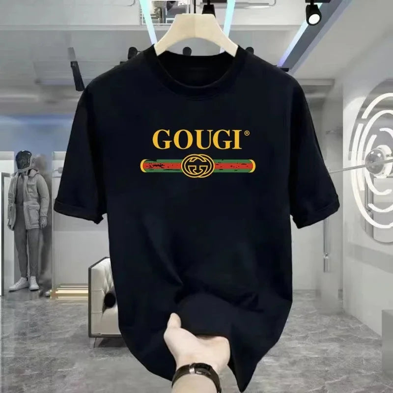 2025 Mens Womens  T-Shirt Summer High Quality Cotton Print Streetwear Brand Vintage Oversized  T-shint