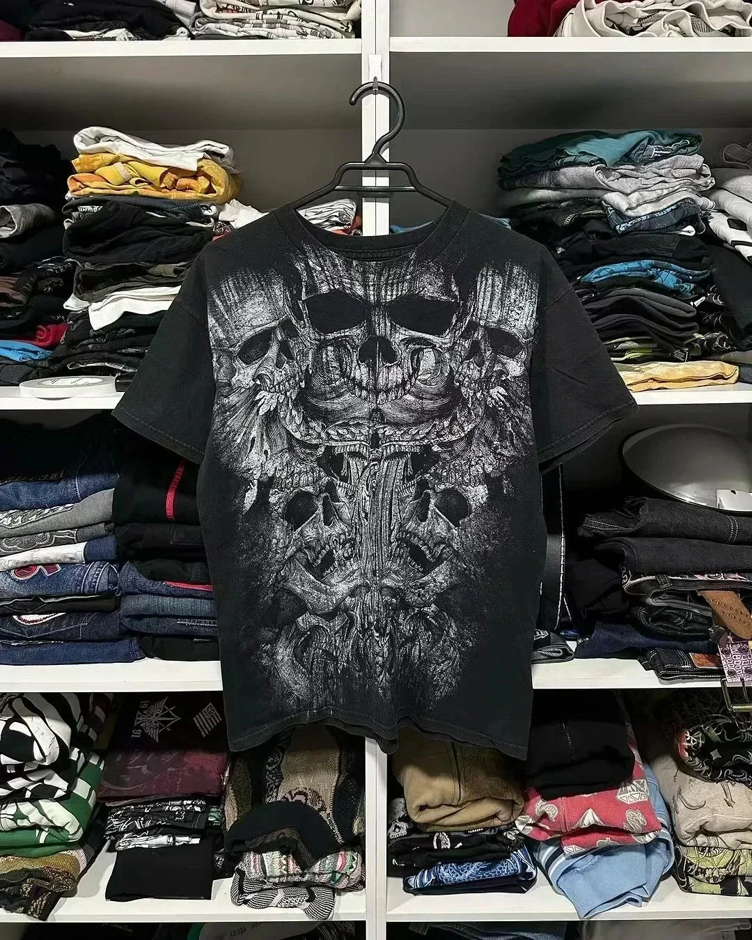 American Fashion Trend Cotton Long-sleeved T-shirt Women Men Street Y2K New Hip Hop Joker Loose T-shirt Unisex Casual Punk Tees