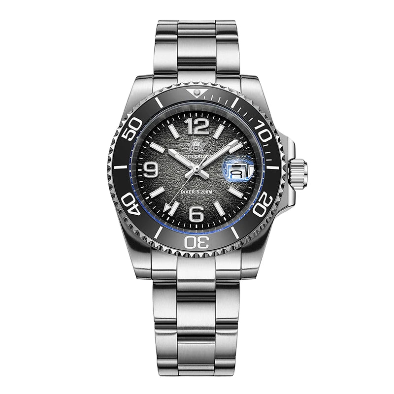 ADDIESDIVE 2025 NEW 41MM AD2513 Men Quartz Watches Reloj 316L Steel 200M Diving BGW9 Super Luminous Waterproof Diver Watch