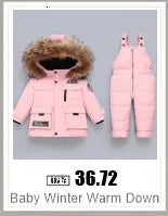 Children Autumn Winter Overall For Infant Down Cotton Thicken Clothes Hooded new born Baby costume Boys Girls Jumpsuit Romper