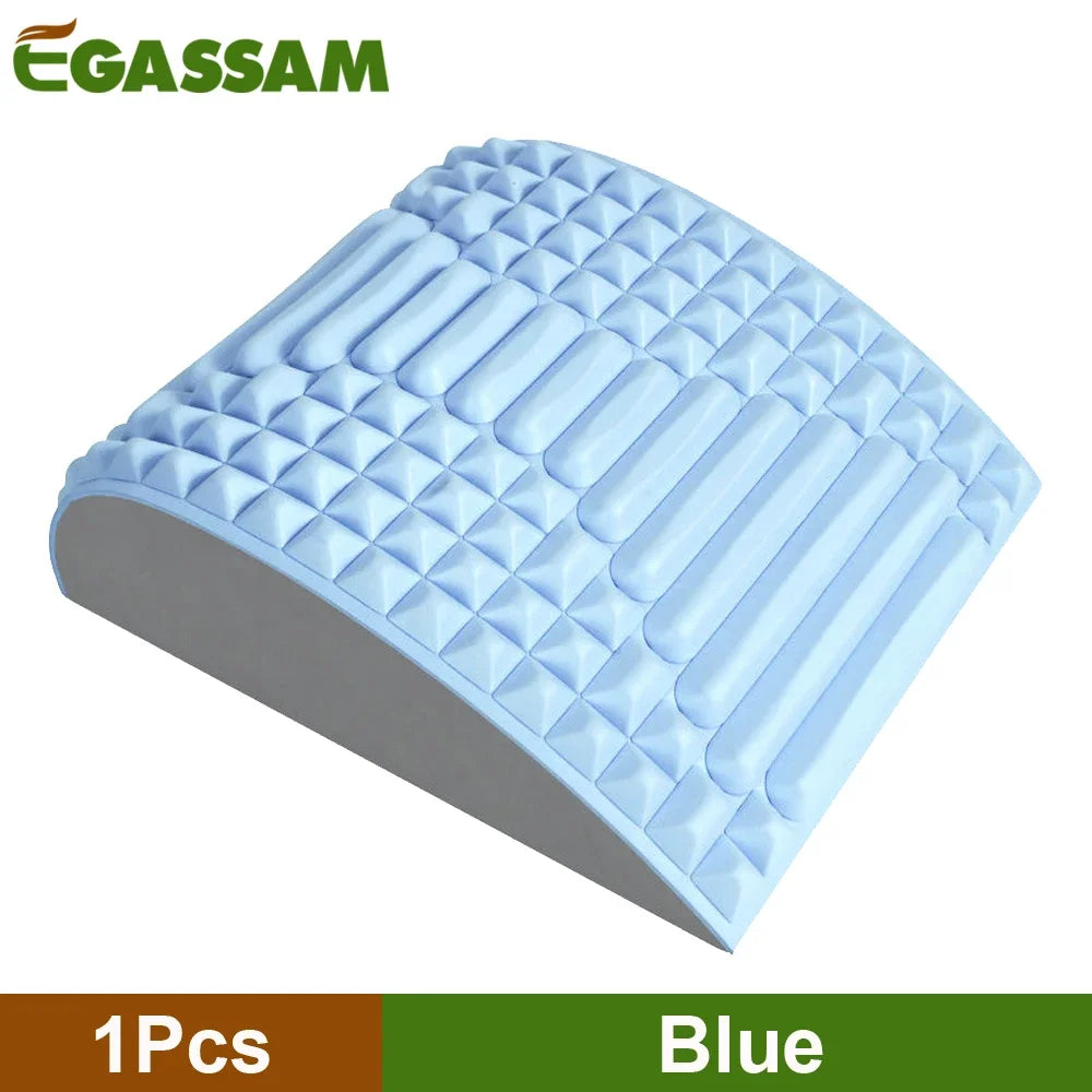 Back Stretcher Pillow, Neck Lumbar Support Massager, Sciatica, Herniated Disc Pain Relief Massage Relaxation, Posture Corrector