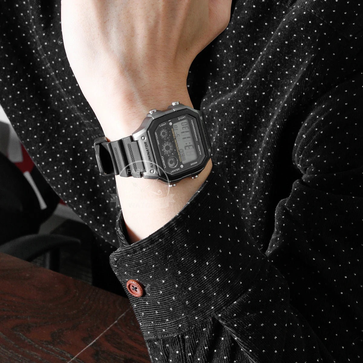 Casio for men  Multi-Function Electronic Watch Water Resistant Resin Strap AE-1300WH-8A