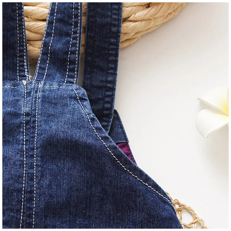 IENENS Summer Kids Baby Boys Jumper Pants Denim Shorts Jeans Overalls Toddler Infant Girl Playsuit Clothes Clothing Trousers