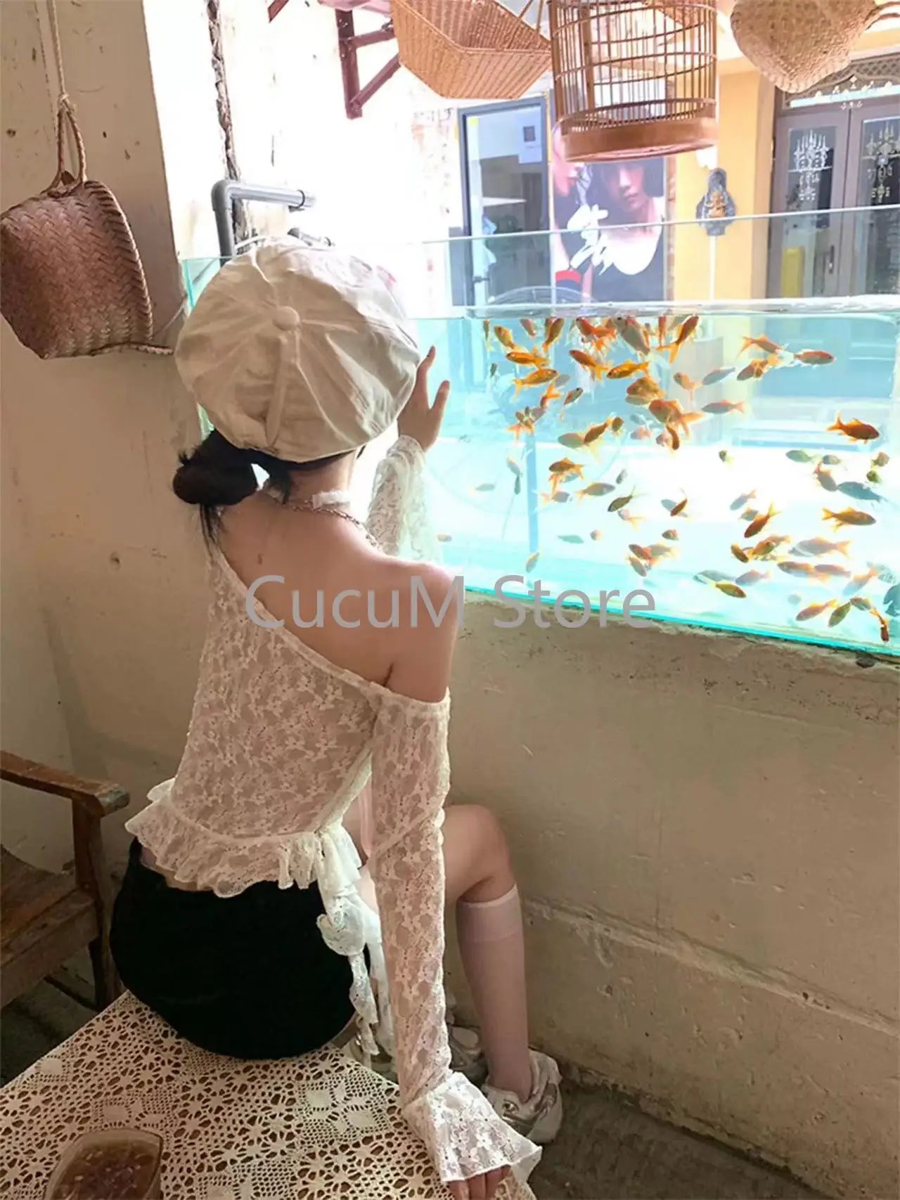 2024 New Korean Fashion Sweet T-shirts Sexy Long Sleeve Bowk Lace Tee Shirt Y2K Streetwear Female Clothing Irregular Tops Chic