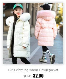 Children Autumn Winter Overall For Infant Down Cotton Thicken Clothes Hooded new born Baby costume Boys Girls Jumpsuit Romper