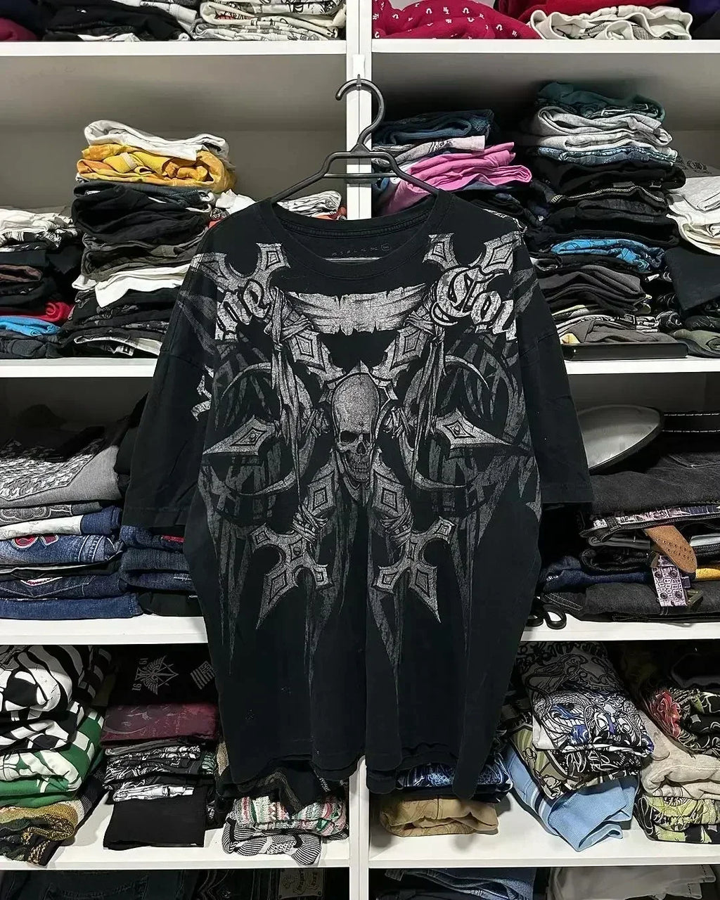 American Fashion Trend Cotton Long-sleeved T-shirt Women Men Street Y2K New Hip Hop Joker Loose T-shirt Unisex Casual Punk Tees