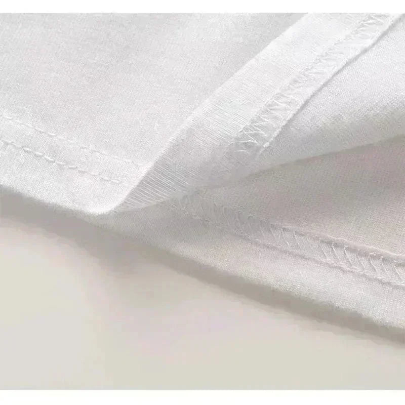 2024 New Hot Fashion 100% Cotton Niche Design American Women, Men and Children Short-sleeved T-shirt Loose Printing Luxury Brand