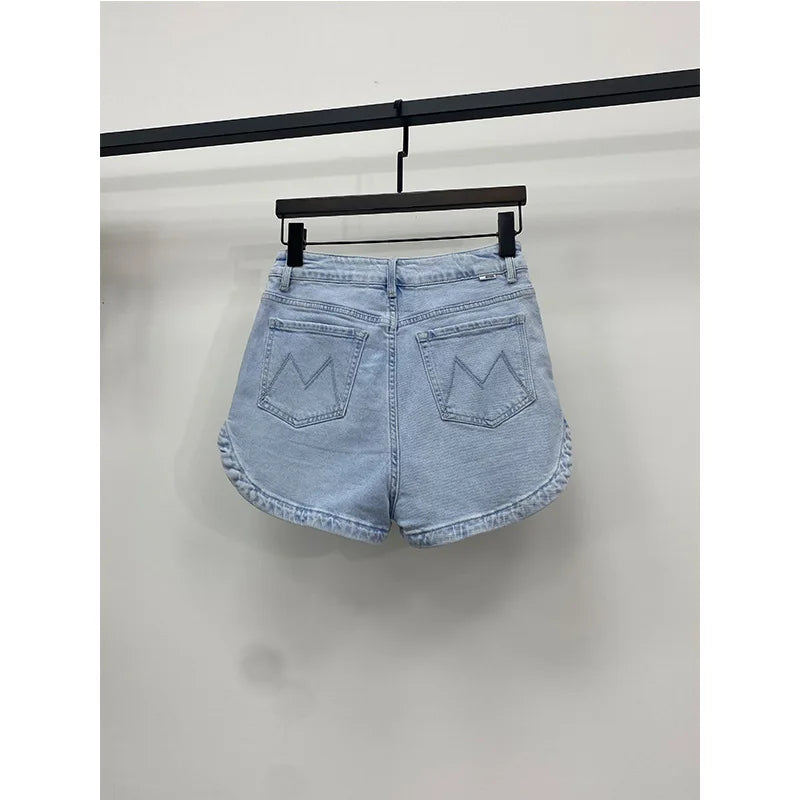 Women short denim skirt 2023 new fashion casual mini skirt