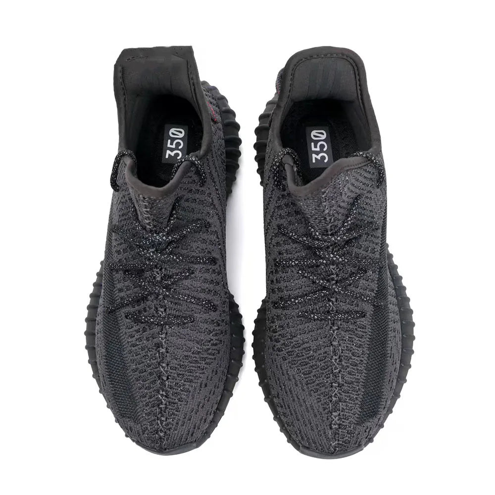 2025 New Original Yeezy 350 Coconut Shoes Black Starry Popcorn Ultra Soft Sole Breathable Unisex Casual Sports Shoes Men's Shoes