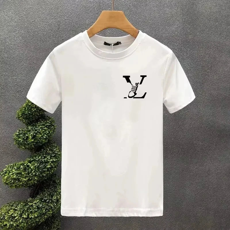 2025 New Luxury Brand Mens Womens T Shirt Clothing Summer Cotton Print Streetwear Vintage Oversized Tee Designer Unisexy Tops