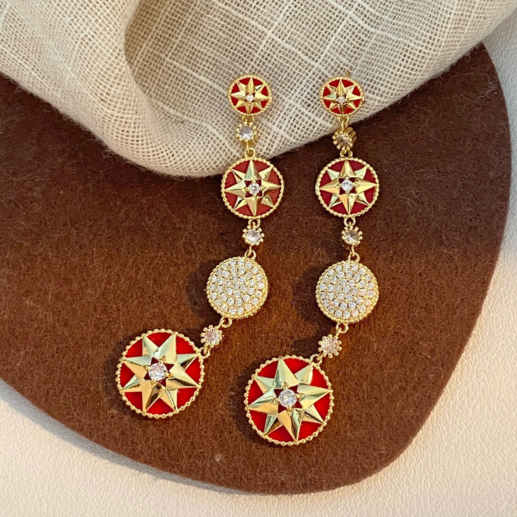 Fashion Drop Earrings For Women A Quality Without Logo #FK084