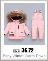 Children Autumn Winter Overall For Infant Down Cotton Thicken Clothes Hooded new born Baby costume Boys Girls Jumpsuit Romper