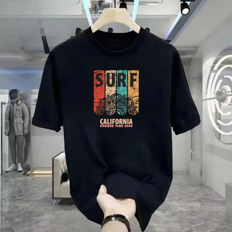 2025 Mens Womens  T-Shirt Summer High Quality Cotton Print Streetwear Brand Vintage Oversized  T-shint