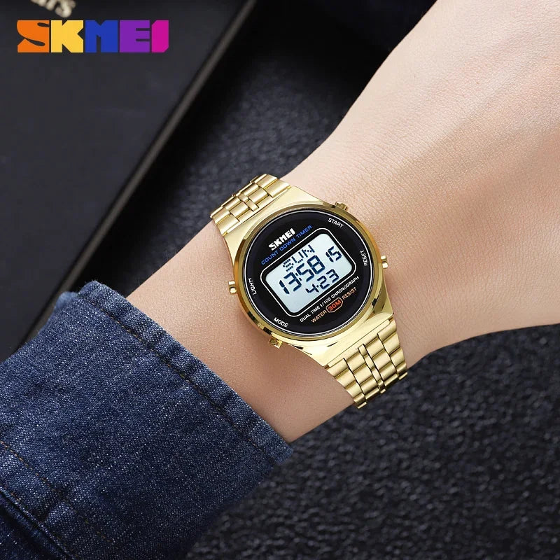 SKMEI 1882 Japan Digital movement Watches for Men Women Countdown Chrono Waterproof Sports Wristwatches Alarm Clock reloj hombre